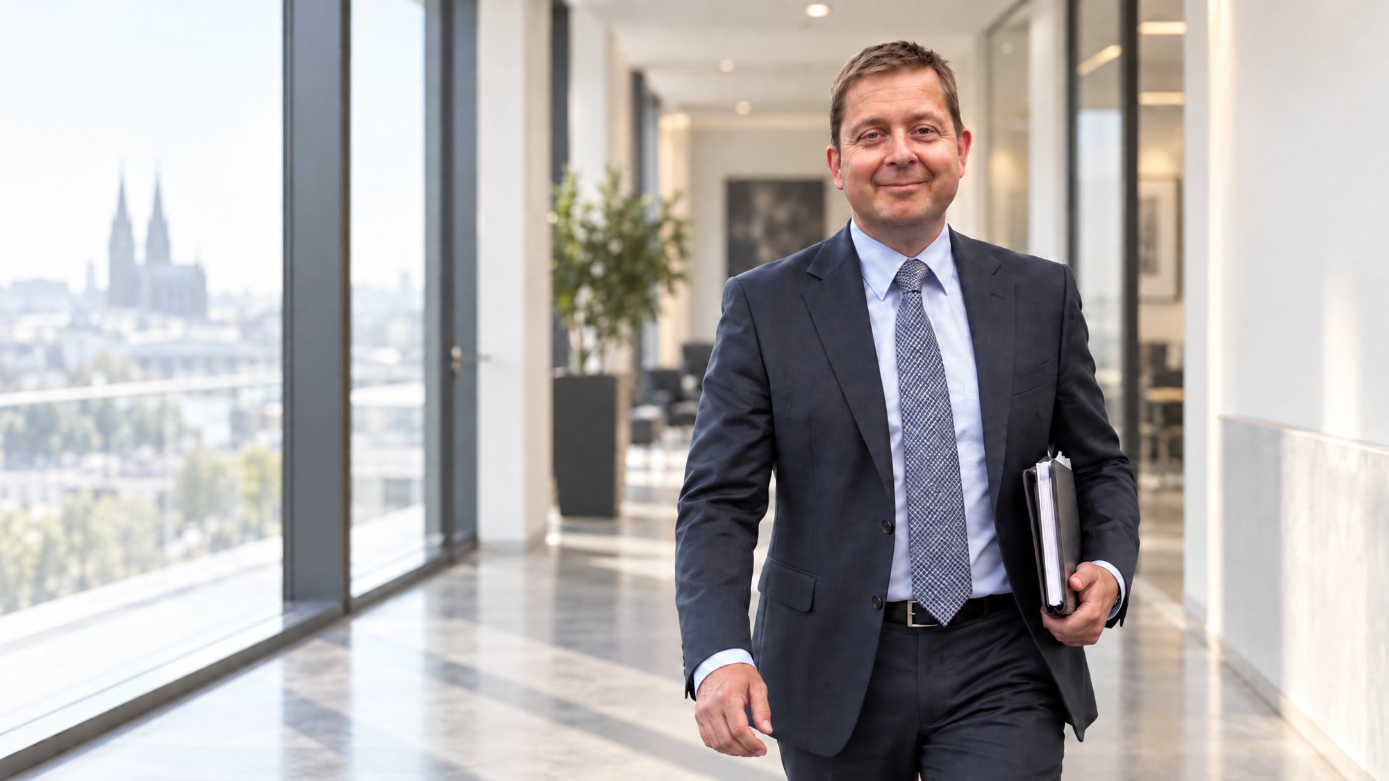 Rechtsanwalt Claudius Schmalschläger in seiner Kanzlei